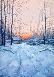 La Nevada by Miguel Peidro - Original Painting on Stretched Canvas sized 18x26 inches. Available from Whitewall Galleries